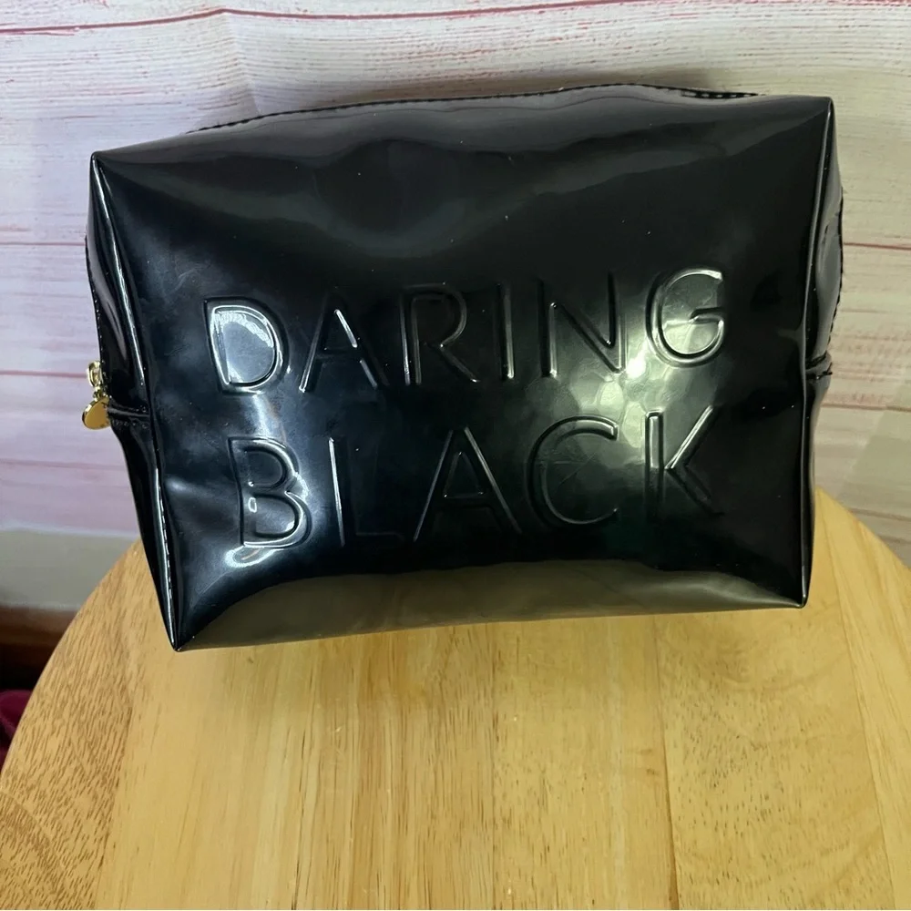 YSL Beaute Patent Leather “Daring Black” Make Up Bag